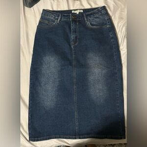 Jean skirt
